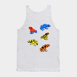 colorful poison frogs Tank Top